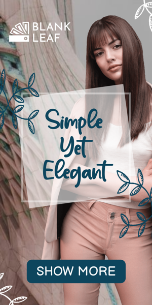 Banner ad template — Simple Yet Elegant — Clothes Shop