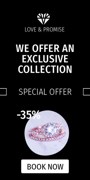 Szablon reklamy banerowej — Oferujemy Ekskluzywną Kolekcję — Oferta Specjalna
