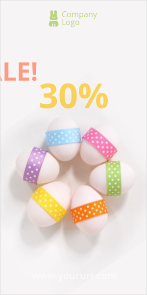Szablon reklamy banerowej — Osterverkauf!