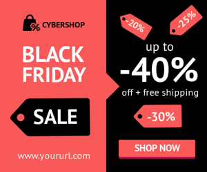 Black Friday Sale  —  Up To -40% Off + Free Shipping