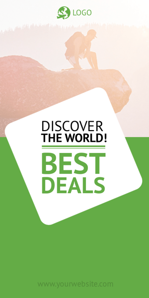 Banner ad template — Discover the World — Best Deals